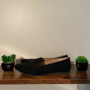 Black loafers